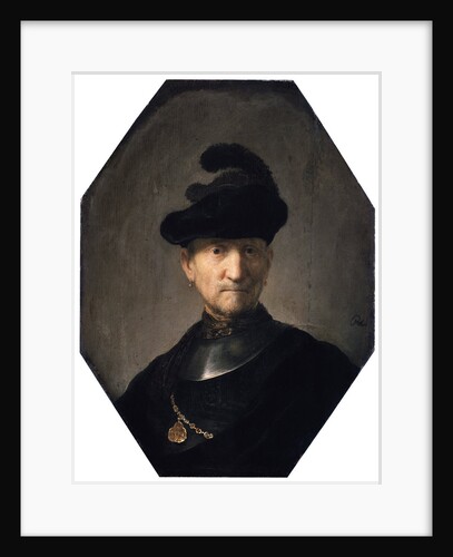 Portrait of an Old Warrior, c1629-1630. by Rembrandt Harmensz van Rijn