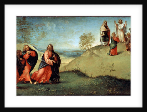 Christ Leading the Apostles to Mount Tabor, 1512. by Lorenzo Lotto