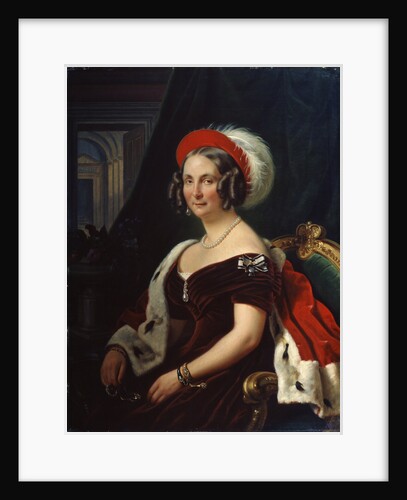 Portrait of Queen Frederica of Hanover,, 19th century. by Franz Kruger