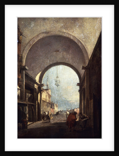 City View, 1770s. by Francesco Guardi