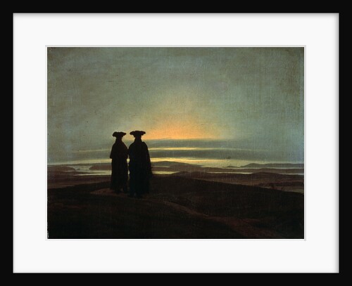 Sunset (Brothers) by Caspar David Friedrich
