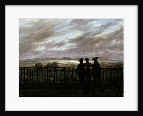 The Poets V.A. Zhukovsky, S.I. Turgenev and A.I. Turgenev, end 1820s by Caspar David Friedrich