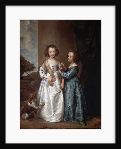 Portrait of Elizabeth and Philadelphia Wharton, 1640. by Anthony van Dyck