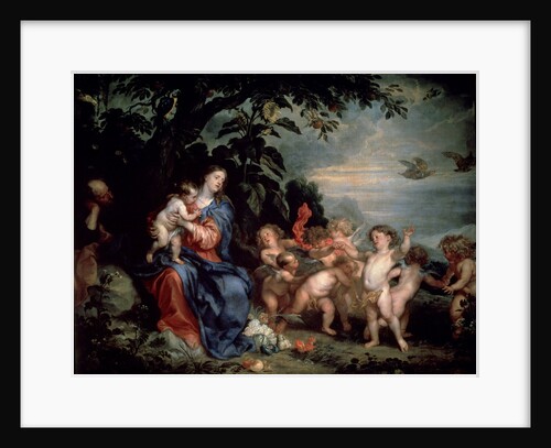 Rest on the Flight into Egypt (Virgin with Partridges), c1629-1630. by Anthony van Dyck