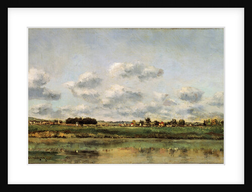 The Banks of the Oise, 1859. by Charles François Daubigny