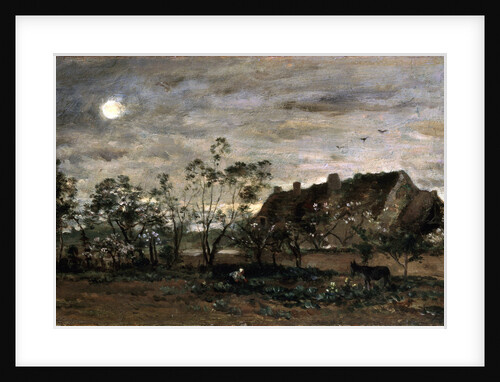 Evening in Honfleur, 1860s. by Charles François Daubigny