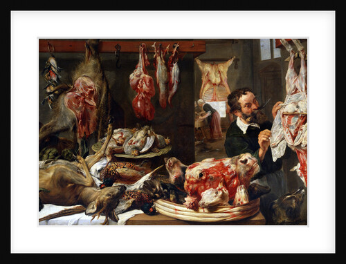 A Butcher Shop, 1630s. by Frans Snyders