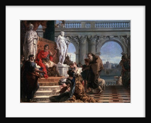 Maecenas presenting the Arts to Augustus, 1743. by Giovanni Battista Tiepolo