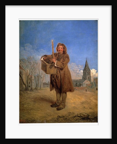 Savoyard with a Marmot, 1716. by Jean-Antoine Watteau