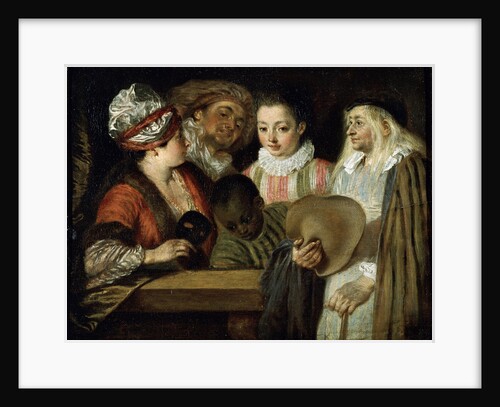 Actors of the Comédie Française, 1711-1712. by Jean-Antoine Watteau