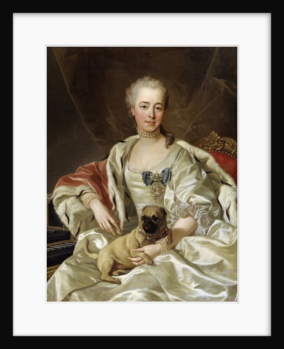 Portrait of Countess Ekaterina Golitsyna, 1759. by Louis Michel van Loo
