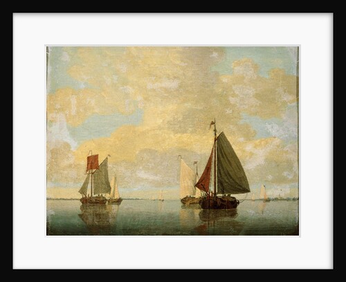 Sailing Boats, 17th century by Willem van de Velde the Younger