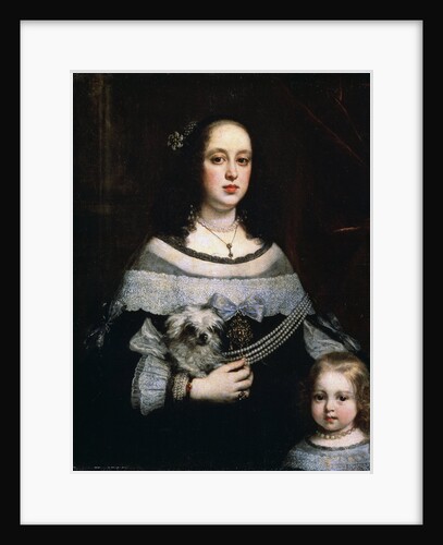 Portrait of a Lady and a Little Girl, c1660 by Justus Sustermans