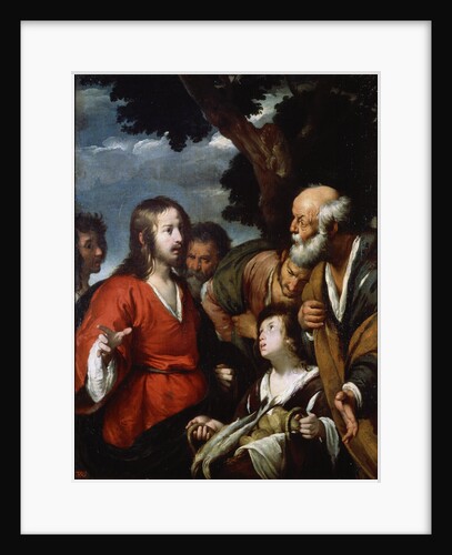 The Miracle of the Five Loaves and Two Fishes, after 1630. by Bernardo Strozzi