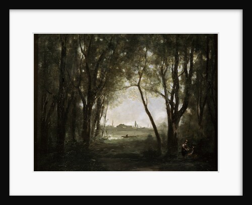 Scene near a Lake, 1860-1873. by Jean-Baptiste-Camille Corot