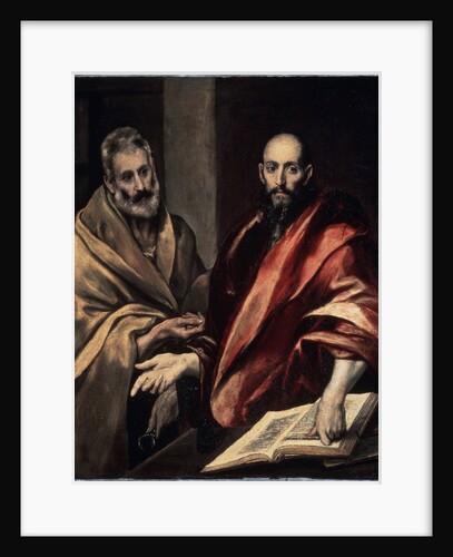 The Apostles St. Peter and St. Paul, 1587-1592. by El Greco