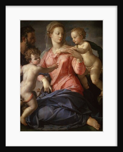 The Holy Family with the young John the Baptist, 1540. by Agnolo Bronzino