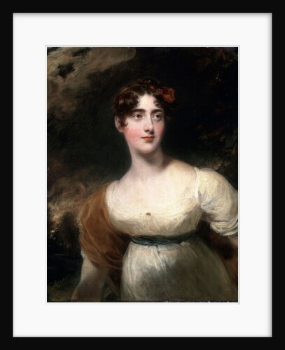 Portrait of Milady Emily Harriet Wellesley-Pole (Lady Raglan), 1814. by Thomas Lawrence