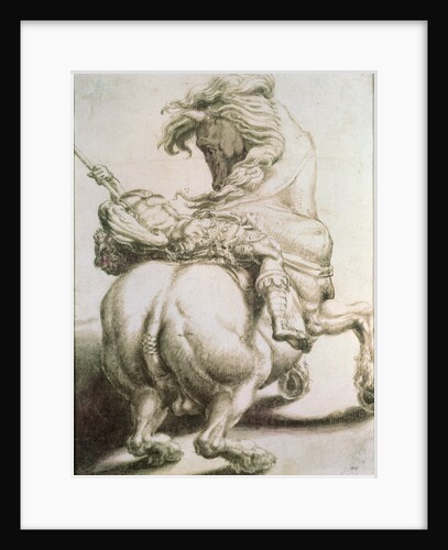 Rider Pierced by a Spear, 16th century by Francesco Salviati