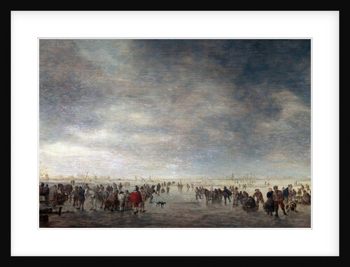 Ice Skaters, 1641. by Jan van Goyen