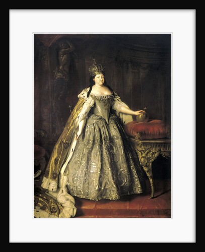 Portrait of Empress Anna Ioannovna,, 1730. by Louis Caravaque