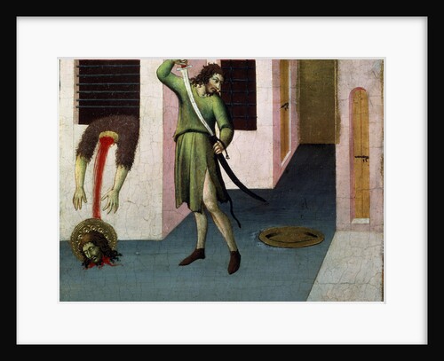 The Beheading of Saint John the Baptist, 15th century by Sano di Pietro