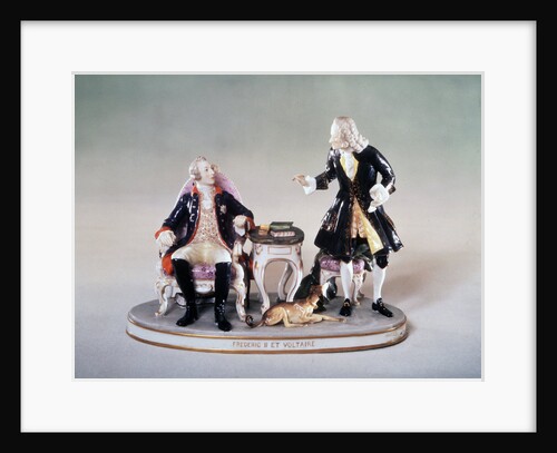 Voltaire and Frederick the Great, 1780s by Unknown Old Master