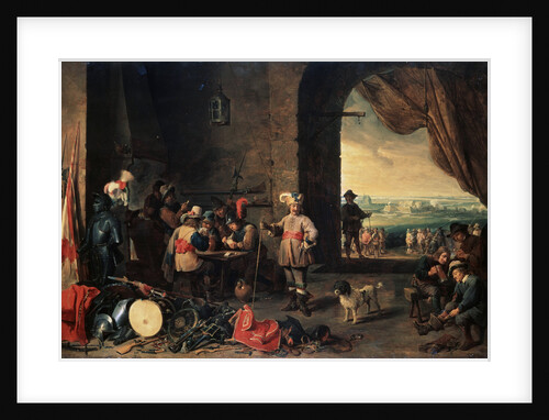 The Guardroom, 1642 by David Teniers II