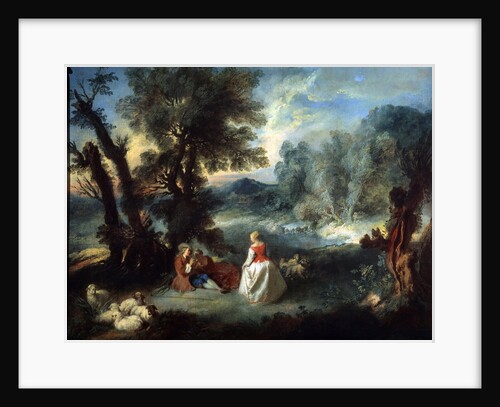 Pastoral Scene, 1730s. by Pierre-Antoine Quillard