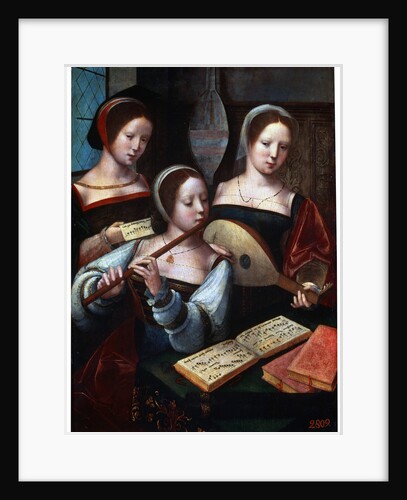 Musicians, 1530s-1540s by Unknown Old Master