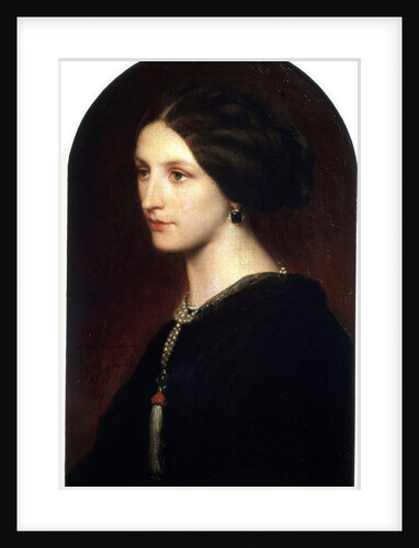 Portrait of Countess Sophie Shuvaloff, 1853. by Paul Delaroche
