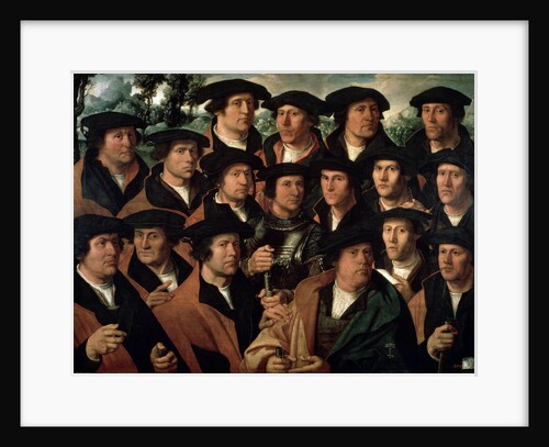 Group Portrait of the Amsterdam Shooting Corporation, 1532. by Dirck Jacobsz