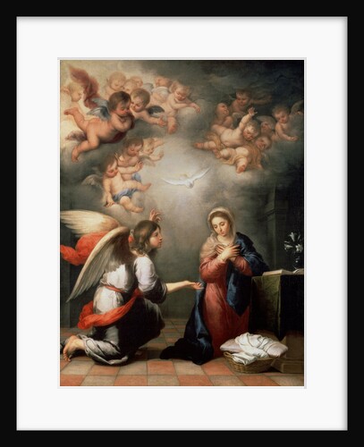 The Annunciation, 1660s. by Bartolomé Esteban Murillo