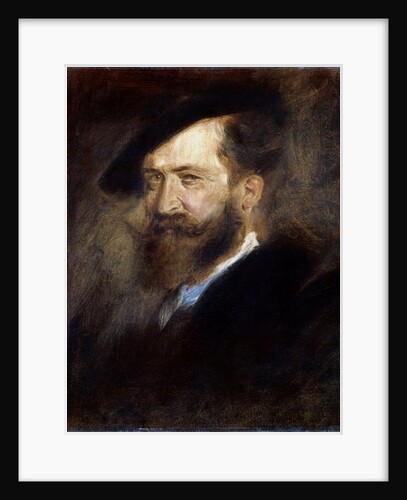 Portrait of the artist Wilhelm Busch,, 1877-1880. by Franz von Lenbach