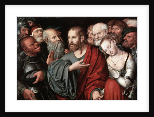 Christ and the Woman Taken in Adultery, after 1532. by Lucas Cranach the Younger