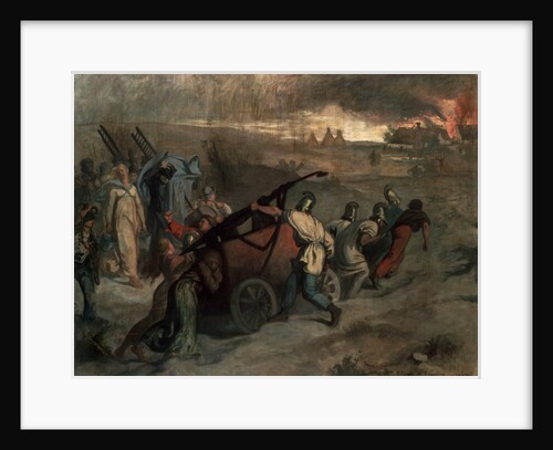 The Village Firemen, 1857. by Pierre Puvis de Chavannes