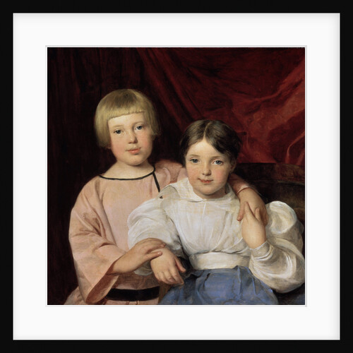 Children, 1834. Ferdinand Georg by Ferdinand Georg Waldmuller