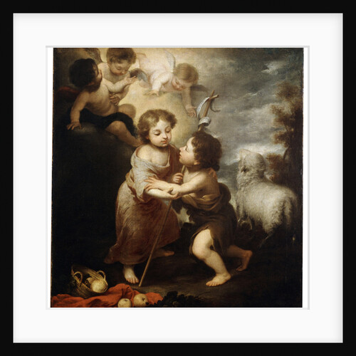 Christ and John the Baptist as Children, between 1655 and 1660. by Bartolomé Esteban Murillo