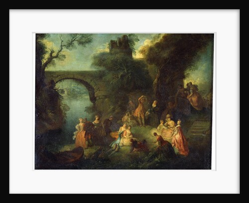 Dance at the River, c1720-1730. by Pierre-Antoine Quillard