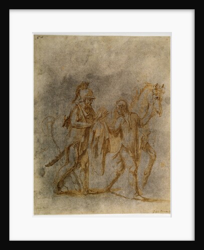 Saint Martin and a Beggar, early 16th century by Giulio Romano