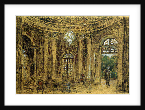 Concert in Sanssouci, (Study), 1850s by Adolph Menzel