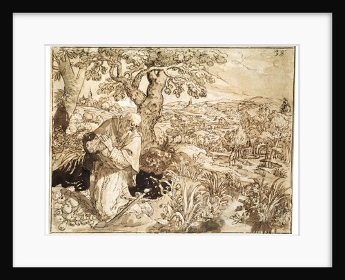 A Hermit, 1585-1586 by Martin de Vos