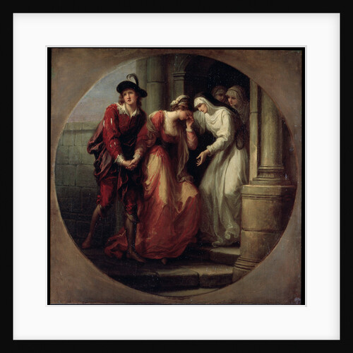 The Parting of Abelard and Heloise, before 1780. by Angelika Kauffmann