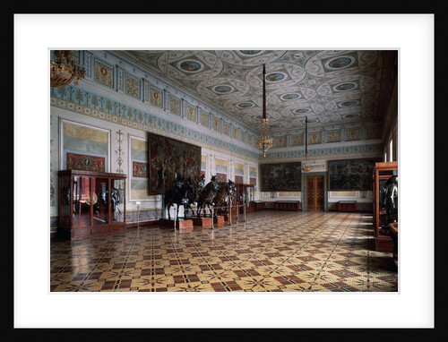 The Knight Hall (Arsenal) of the Hermitage in Saint Petersburg, c19th century by Leo von Klenze