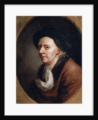 Portrait of the Mathematican Leonhard Euler,, German painting of 18th century by Joseph Friedrich August Darbes