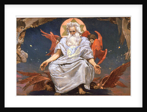 God the Father, 1885-1896. by Viktor Mihajlovic Vasnecov