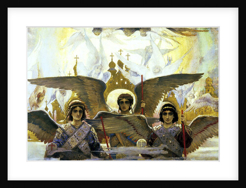 Before the Paradies, (Central part), 1885-1896. by Viktor Mihajlovic Vasnecov