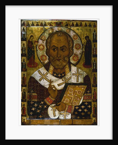 Saint Nicholas of Lipna, 1294. by Alexa Petrov