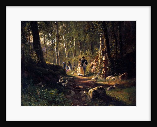 A Walk in a Forest, 1869 by Ivan Shishkin