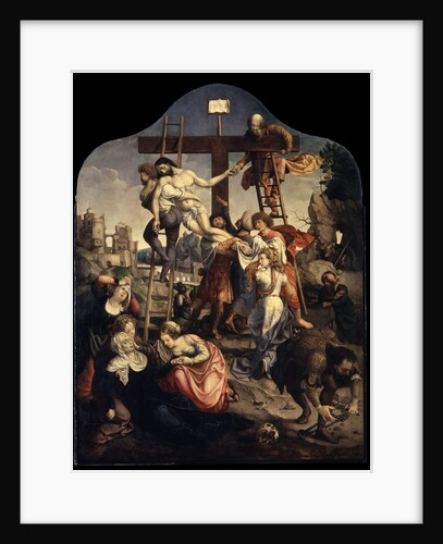 The Descent from the Cross, c1520. by Jan Gossaert